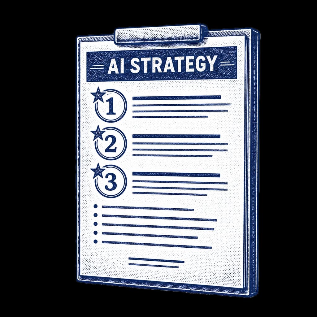 An AI strategy: your top three highest-leverage recommendations